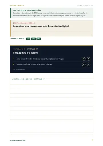 Teste rápido do capítulo 7
